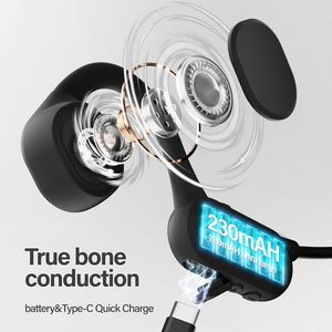 Auriculares Deportivos de Conducción Ósea Cevinily, Resistentes al Agua IPX5, 12 Horas de Batería, Auriculares para Fitness con Control de Botones - Product Image 1