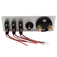 Panneau d'allumage 5 en 1 pour voiture de course, bouton de démarrage du moteur, interrupteur à bascule LED pour voiture de sport, compétition, camion