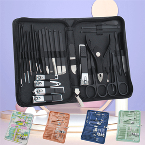 WELLFLYER MS-1224 mode nouveau coupe-ongles <span class=keywords><strong>Kit</strong></span> 30 pièces manucure pédicure ensemble ongles incarnés peau morte cuticule toilettage outils de maquillage - Product Image 2