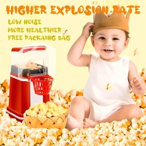Máquina Eléctrica Mini para Hacer Palomitas de Maíz Saludables con Aire Caliente, Incluye Taza Medidora, Recipiente Extraíble para Uso en Fábricas de Snacks, 5 kg, 1 Año de Garantía - Product Image 4