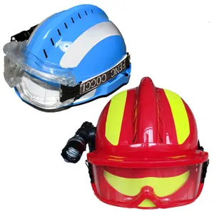 Gözlük ile emniyet kaskı ABS inşaat çalışma kap koruyucu sert şapka tırmanma için açık çalışma kurtarma kaskları