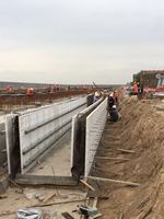 Coffrage en plastique moderne de haute qualité à faible coût, épaisseur 65 mm, pour la construction d'aéroports, le drainage, respectueux de l'environnement