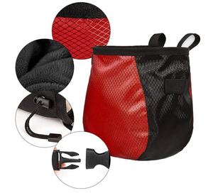 Bolsa de Tiza para Escalada en Roca con Bola de Tiza, Bolsa de Tiza Negra Ajustable para Escalada en Roca y Boulder - Product Image 4