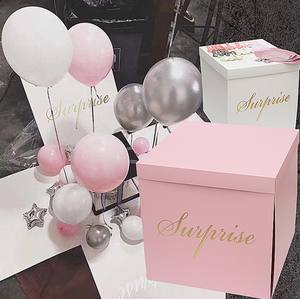 Caja de embalaje para <span class=keywords><strong>cumpleaños</strong></span> y conmemoración, Popular, grande, de cartón, flor, globo <span class=keywords><strong>sorpresa</strong></span>, <span class=keywords><strong>regalo</strong></span> - Product Image 4