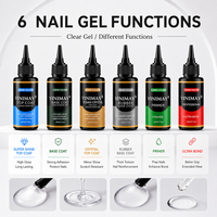 Vinimay Gel Base et Top Coat Vernis à Ongles de Haute Qualité, Primer et Déshydratant pour Ongles Certifiés CPNP MSDS, Base et Top Coat Personnalisables avec Logo Privé