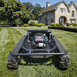 เครื่องตัดหญ้าหุ่นยนต์ขนาดเล็ก900มม. ใช้ในฟาร์มแบบหุ่นยนต์ DIY ควบคุมระยะไกล - Product Image 4