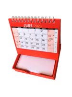 Calendrier de bureau 2026 à feuilles détachables avec bloc-notes et notes mémo – Calendrier décoratif pour bureau