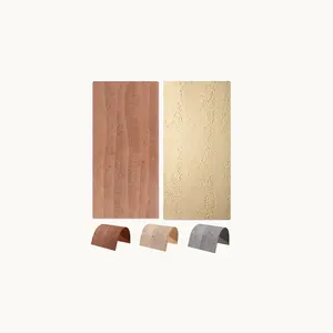 Eco-friendly Modified Clay Material Exterior Flexible Stone Wall Cladding Board MCM Soft Rough Stone Rammed Earth Wall Panels