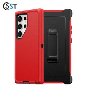 Funda Resistente de 3 Capas con Clip para Cinturón para Samsung S25 Ultra, Funda Protectora Antigolpes para Teléfono - Product Image 2