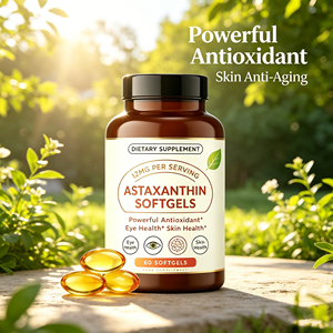 Complément alimentaire en gélules d'astaxanthine personnalisées, fort pouvoir antioxydant pour la maintenance de la <span class=keywords><strong>peau</strong></span> féminine, anti-âge - Product Image 4