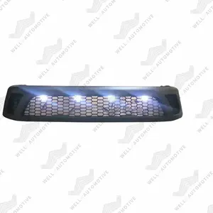 New Style Grilles Truck Parts TRD Paint Front Grill With LED Light For Hilux Revo 2015-2017