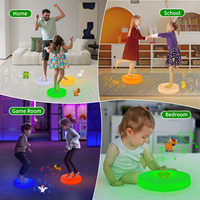 Dalles de sol interactives LED pour piste de danse, étanches IP65, pour mariages en extérieur et fêtes d'enfants, 50x50cm