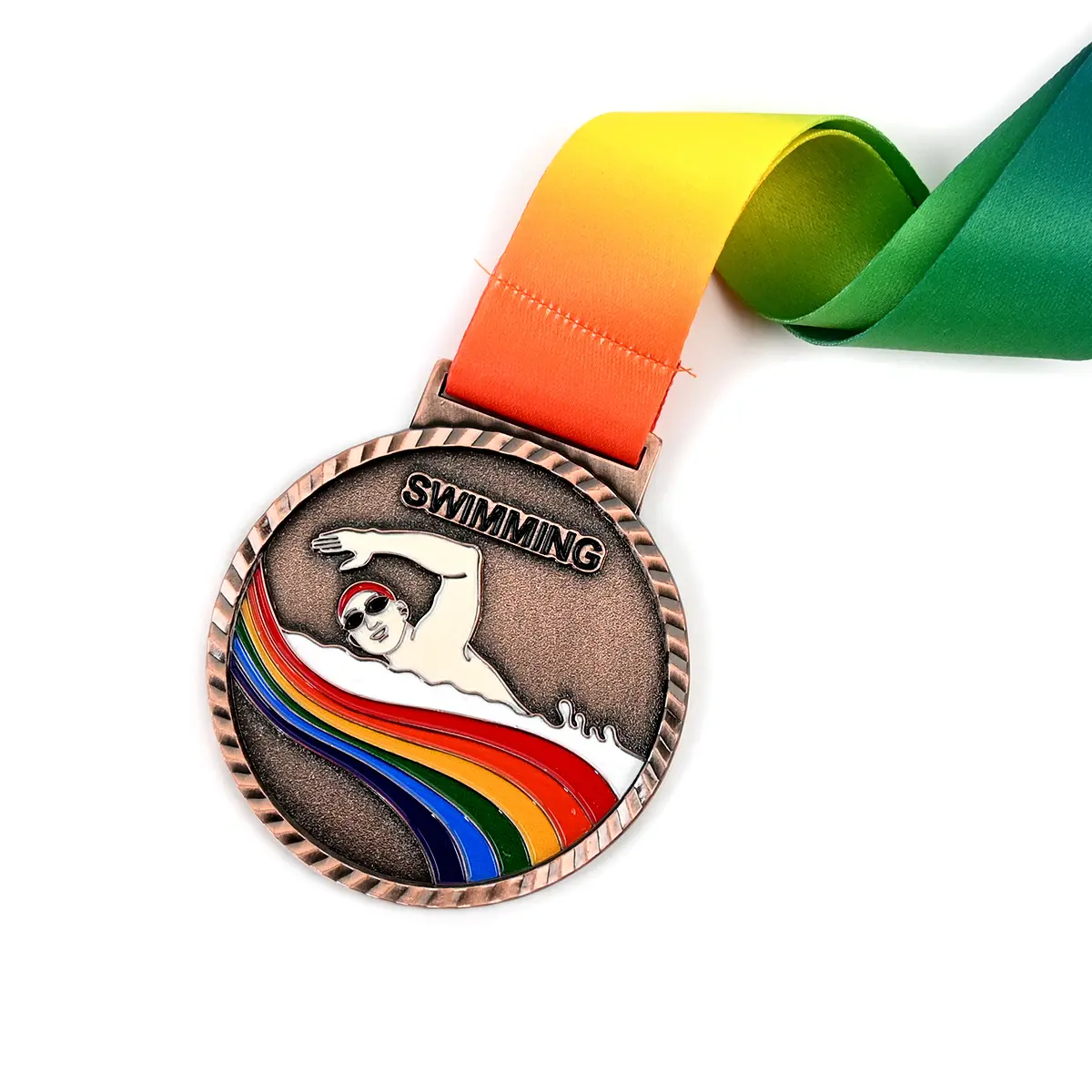 Manufacturer Custom Design Gold Sports Medals with Your Own Logo Trophies & Plaques
