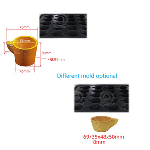 Macchina Automatica per <span class=keywords><strong>Waffle</strong></span> a Forma di Tazza di Caffè per Biscotti, Gelato, Tè al Latte con Cioccolato, Caffè e Formaggio - Product Image 2