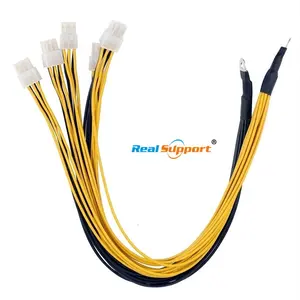 ¡Seguro y fiable! Cable de alimentación de 6 pines/cable de alimentación de línea para fuentes de alimentación APW12 APW3 APW3 ++ APW7 APW9 APW9 + APW121215