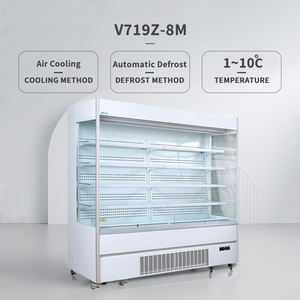 Usine directe commerciale vitrines réfrigérées vitrine à température unique réfrigérateurs-congélateurs qualité supérieure directe - Product Image 2