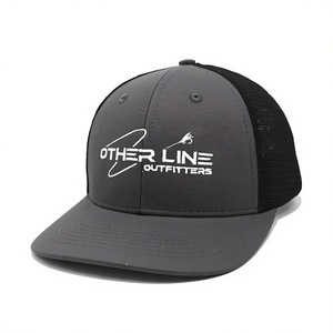 OEM Custom Logo Trucker for Business Cap Structured 6 Panel Mesh <b>Hat</b> with Embroidered Logo Adjustable Men's <b>Hat</b> Wholesale - Product Image 1