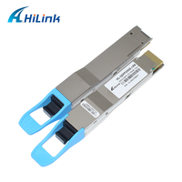 Hilink QSFP-DD LR8 DML LWDM8, penerima serat optik konektor MPO16 10km/20km dengan 200G