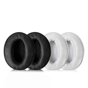 Coussinets en cuir d'agneau de remplacement avec Sennheiser hd4.30 hd350bt <span class=keywords><strong>hd400s</strong></span> hd420s hd458bt hd300 HD4.50 HD4.40BT mousse à mémoire - Product Image 1