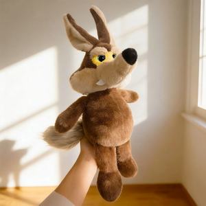 Peluche Lupo a Coda Lunga, Giocattolo di Peluche Lupo Grigio, Regalo per Bambini, Bambola per Macchina Artiglio - Product Image 2