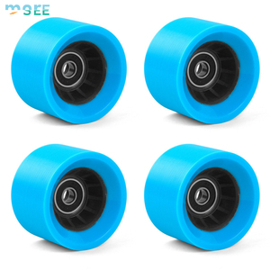 SeeMore 4 ruote 58*32/39mm 82A per <span class=keywords><strong>pattini</strong></span> <span class=keywords><strong>a</strong></span> <span class=keywords><strong>rotelle</strong></span> da interno/esterno, per Roller Derby e pattinaggio di velocità, ruote di ricambio - Product Image 3