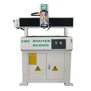 Máquina de enrutador de madera CNC multifuncional de una sola cabeza para metales blandos de madera a la venta RC0609 barato