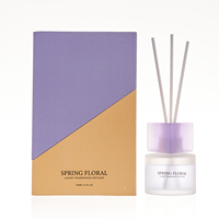 M & Sense triangle couvercle en résine bouteille de liquide diffuseur d'huile de parfum de maison personnalisé