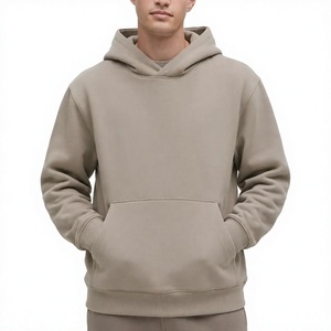 Sweat-shirt à capuche gris pour homme Long Mission Industry, 100% coton, respirant, coupe classique, vêtements décontractés - Product Image 4