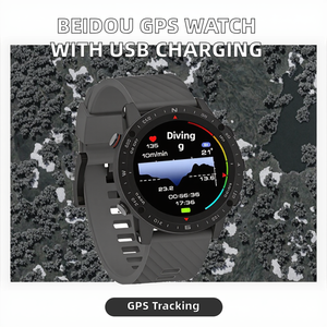 Montre GPS <span class=keywords><strong>Sunroad</strong></span> Beidou personnalisable en silicone, rechargeable par USB, unisexe, pour la plongée, la natation, le cyclisme, la course à pied, le triathlon - Product Image 2
