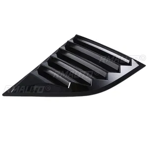 For Dodge Challenger 2008-2023 Car <b>Window</b> Shutter Rear Side <b>Vent</b> Louvers Trim Parts Glossy Black Matte Black Carbon Fiber Style - Product Image 5