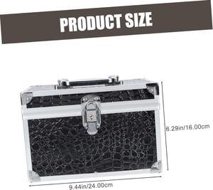 1 pz <span class=keywords><strong>Kit</strong></span> per il trucco accessori per la valigia accessori per il trucco <span class=keywords><strong>da</strong></span> <span class=keywords><strong>viaggio</strong></span> contenitore per gioielli Organizer trasparente per il trucco - Product Image 6