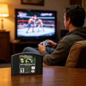 Cartouche de jeu pour <span class=keywords><strong>Wwf</strong></span> <span class=keywords><strong>Wrestlemania</strong></span> Neon Green USA - Version NTSC anglaise pour console de jeux Nintendo 64 - Product Image 5