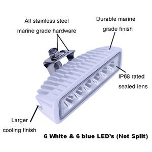 Projecteur LED pour bateau, étanche, blanc, IP66, 12/24V - Product Image 2