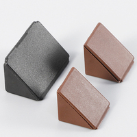 Équerres d'angle en plastique, équerres d'angle en plastique à 90 degrés avec capuchons, équerres d'angle en nylon pour étagères, supports d'angle à 90 degrés