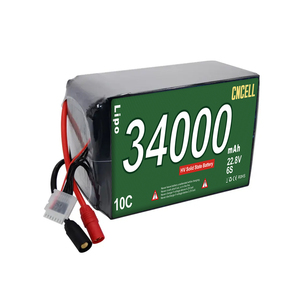 Personnalisé 6S 22.8V 34Ah 34000mAh Haute Densité HV Solid State Battery <span class=keywords><strong>UAV</strong></span> Drone Batterie pour Drone Industriel <span class=keywords><strong>UAV</strong></span> - Product Image 2