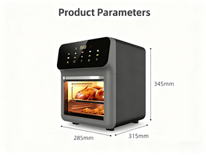 HY Nuevos Electrodomésticos de Cocina, Olla de Vapor <span class=keywords><strong>Cosori</strong></span>, Freidora de Aire Instantánea XL de 30 Litros, Freidora Eléctrica Doble con Temporizador - Product Image 6