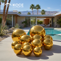 Ballon miroir gonflable en PVC double couche pour intérieur et extérieur, brillant, pour les fêtes disco et la décoration d'événements d'entreprise