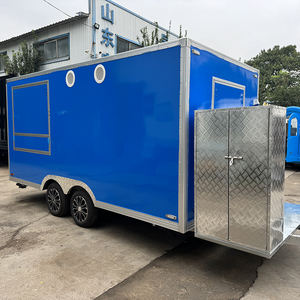 รถขายอาหารเคลื่อนที่แบบเร็ว ยี่ห้อของเราเอง รุ่นใหม่ ขนาด 16 ฟุต UNCLE FRANKS สำหรับขายเบอร์เกอร์ ทอด เคบับ บาร์บีคิว พร้อมไฟ LED ทำจากไฟเบอร์กลาส เหมาะสำหรับธุรกิจค้าปลีกในสหรัฐอเมริกา - Product Image 4