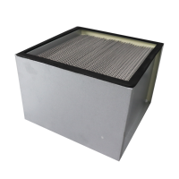 Filtres à air plissés profonds de système de la CAHT de filtre de pièce propre de rendement élevé de filtre de boîte