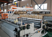 Machine de fabrication de rouleaux de film laminé à bulles d'air de 2-7 couches de couleur de motif personnalisé pour la vente de pelletisation de fil en plastique HDPE