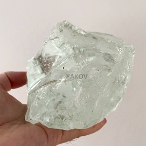 Home Decoration Garden <strong>Landscaping</strong> Natural Crystal <strong>White</strong> Slag Glass <strong>Rocks</strong> - Product Image 2