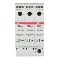 OVR-Dispositivo de protección contra sobretensiones (SPD), dispositivo de protección contra rayos de 20kA/80kA, 275V/440V para uso industrial ABB