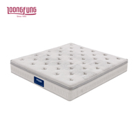Matelas en latex naturel LOONGFUNG, taille Queen et King, certifié OEKO-TEX, fabricant en gros OEM pour la maison et l'hôtellerie