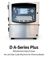 Imprimante jet d'encre reconditionnée D A-Series Plus, machine de codage de date pour flacons pharmaceutiques