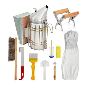 2023 nuevo tipo de Kit de apicultura herramientas básicas de colmena de apicultura multifunción Kit de colmena cepillo para ahumador de abejas y jaula Queen - Product Image 3