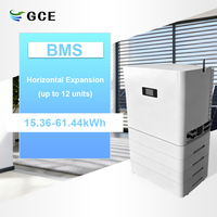 Système de stockage d'énergie à batterie empilable haute tension GCE 256V 307.2V 409.6V 50AH 100AH avec BMS et onduleur tout-en-un pour ESS domestique