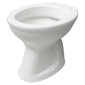 WC mural Kaila de style européen sans bride, réservoir encastré avec double chasse, cuvette allongée en céramique, toilette monobloc - Product Image 1