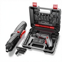 Ensemble de tournevis transfrontalier, outils ménagers, mini-perceuse rechargeable multifonctionnelle à batterie au lithium réversible