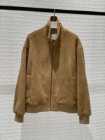 Blouson en cuir pour homme automne-hiver, véritable peau de mouton, texture tissée, chaud, décontracté, col montant