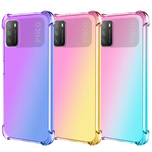 Anti-choque cambio gradiente suave de tpu teléfono caso de la contraportada del teléfono para <span class=keywords><strong>xiaomi</strong></span> poco m3 - Product Image 6